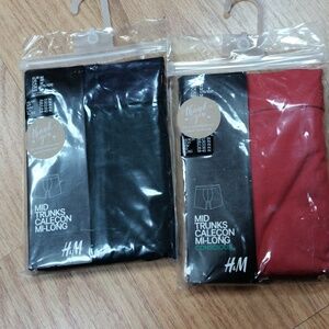 H& M underwear  mid trunk 2 pair